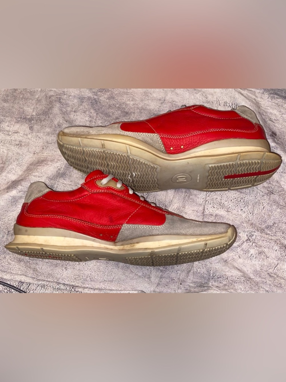 Vintage 90s Y2K Prada America’s Cup Sneakers Trainers Leather Suede 11 US 10 UK - Picture 3 of 9